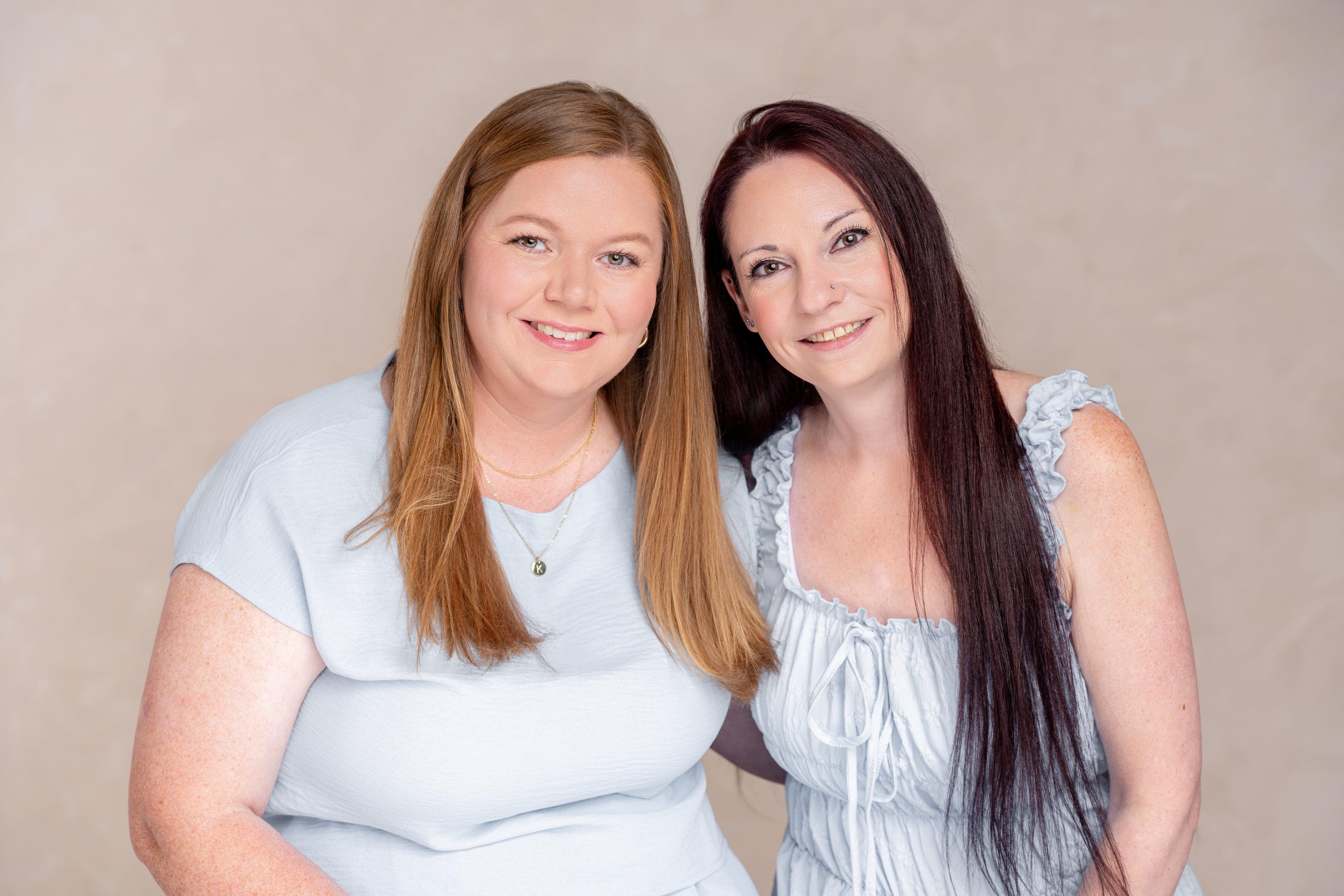 Kendra and Karen from the Le Dentistry front-office team
