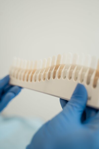 Dental shade guide — Le Dentistry Oshkosh, WI